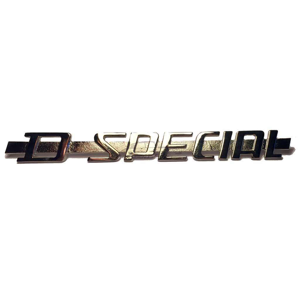 Type plate/ sign "D Special" 1970-7/1972