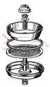 Oil filter housing 'O' ring, 90x96x3