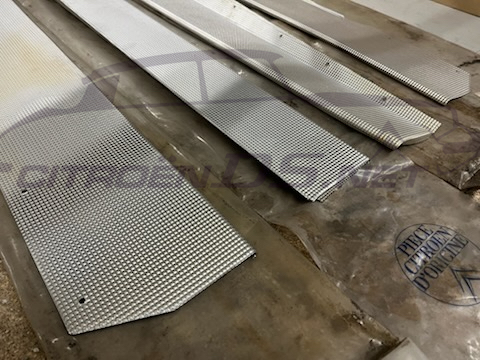 Sill covers, waffle finish, Berline, n.o.s.