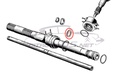 Sealing ring for steering rack <-12/1963